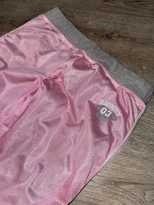 Instant action reversible light gray Y2K-style capri lounge pants pink NAUGHTY thumbnail 11