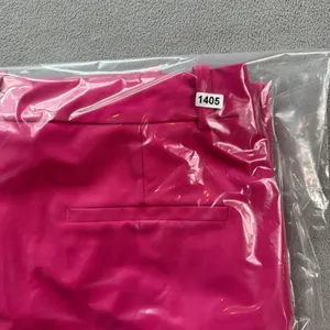 ZARA BASIC Womens Pink Tailored Trousers Cropped Ankle Length Size M Classic thumbnail 8