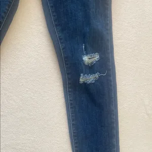 Levi's Blue Skinny Jeans‎ with Distressed Details thumbnail 9
