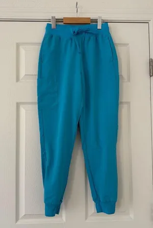 Mandala Jogger Scrub Pants XS fits small Blue thumbnail 1