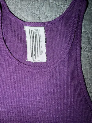 Free People Long Beach Tank-Purple Women’s Size-M thumbnail 2