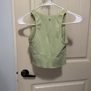 Cropped athletic top Green thumbnail 2