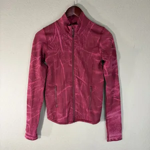Lululemon‎ Womens Sz 4 Ebb to Street Define Jacket Chianti Red Outdoor Gym Comfy thumbnail 3
