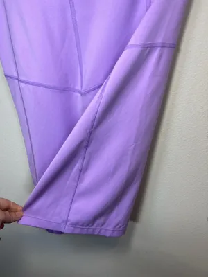 All In Motion Athletic Romper Body Suit Lilac Purple Shelf Bra Bike Shorts Large thumbnail 5