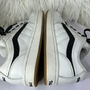 Vans “Lani” size 8 leather vintage white black thumbnail 7