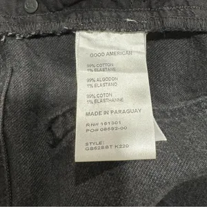 Good American Good Boy Washed Black 34‎ Jeans - Size 15 thumbnail 9