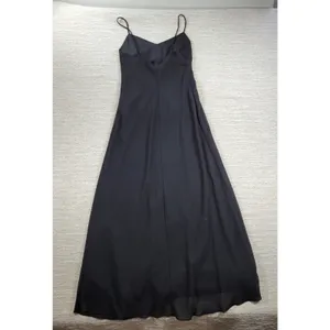 VTG Bora Prom Dress XL Black Bling Accent Sheer Layer Fairy Goth Evening Gown thumbnail 4