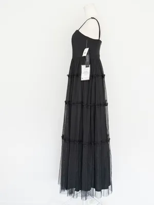 Adrianna Papell - Ruffle Tiered Mesh Sleeveless Gown thumbnail 7
