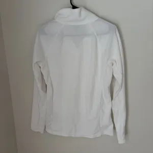 Columbia M White Fleece 1/4 Zip Mock Neck Pullover Sweatshirt Outdoor Camping thumbnail 5