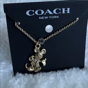 Disney X Coach Holiday Mickey Charm Necklace thumbnail 6