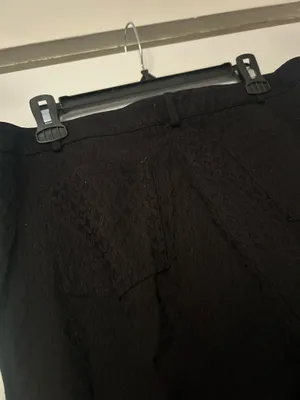 Black textured pants Size 12 thumbnail 5
