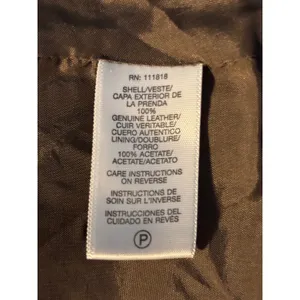 Michael Michael Kors Brown Suede Leather Jacket Contrast Stitch Buckle Large thumbnail 7