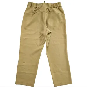 Lululemon On the Fly Crop Pants‎ *Woven 23" Vintage Gold Yellow Mustard Size 6 thumbnail 2