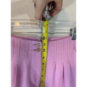 Maeve by Anthropologie High Rise Wide Leg Lilac trousers thumbnail 4