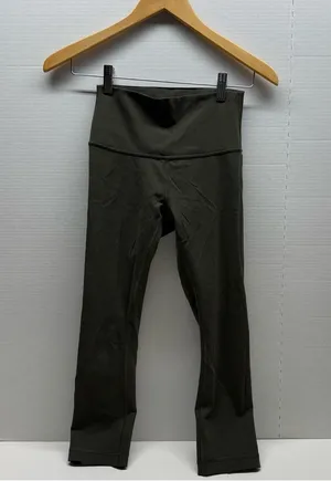 Lululemon Wunder Under Olive Green Leggings thumbnail 2
