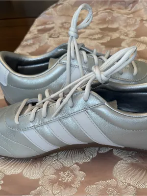 Adidas Women's Grand Court Lo Shoes - Silver Metallic/White/Gum Size 9.5 Sneaker thumbnail 7