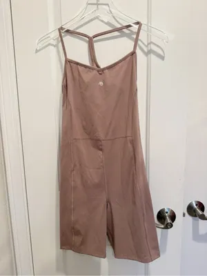 ANINE BING NWT The‎ Val Short One Piece Small Mauve Pink/Purple Balletcore thumbnail 3