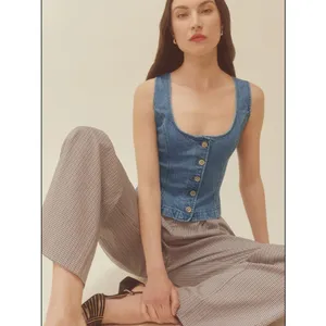 Reformation Tai Denim Top 6 thumbnail 6