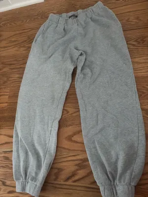 Grey Cuffed Brandy Melville Sweatpants thumbnail 1