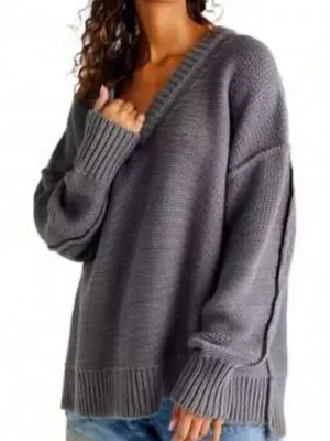 Free People Alli V-Neck Sweater thumbnail 1