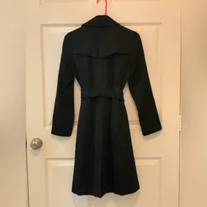 Giordano Ladies Elegant Black Women's Belted Trench Coat. Size-Small (01) thumbnail 4