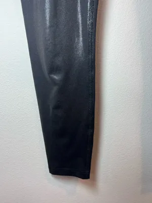 Beyond Yoga High Rise 7/8 Athletic Leggings Foil Black Yoga Gym Pilates Sz Small thumbnail 5