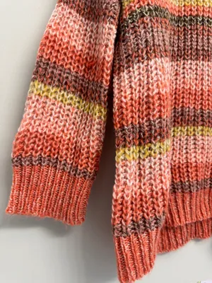American Eagle knit striped sweater oversized  thumbnail 3