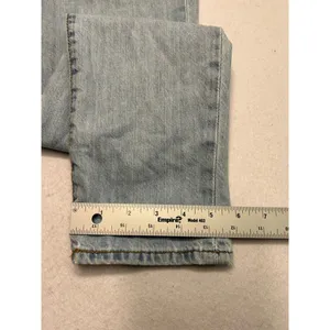 Levi’s classic slim fit light wash overalls. women’s size small. thumbnail 10