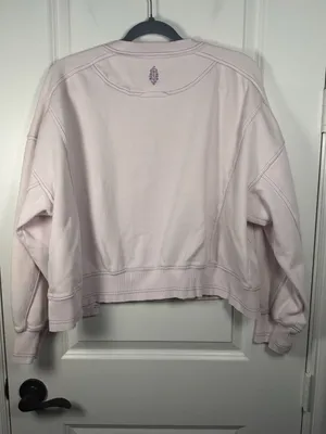 FP Movement by Free People Women's Pink Cropped Crewneck Sweatshirt thumbnail 3