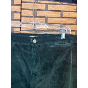 Madewell Dark‎ Green Corduroy Emmett Wide Leg Pants Size 32 thumbnail 3