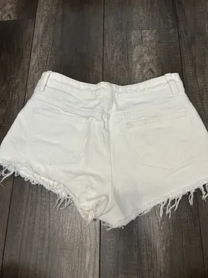 Jean shorts White Size M thumbnail 2