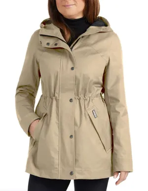 Hunter Original Khaki Smock Water‎ Resistant Hooded Rain Jacket NEW thumbnail 1