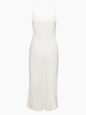 NWT Aritzia | Wilfred | Only Slip Midi Dress in Light Birch Size XL thumbnail 2