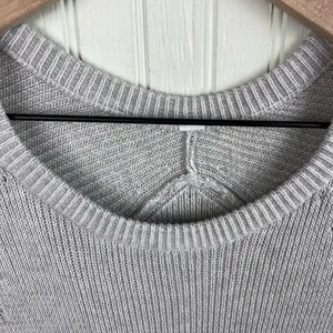 Lululemon Cabin Yogi Long Sleeve Knit Sweater Heathered Light Grey Size Small thumbnail 6