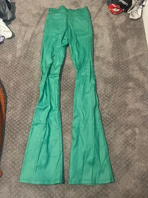 Faux Leather Flare Pants thumbnail 2