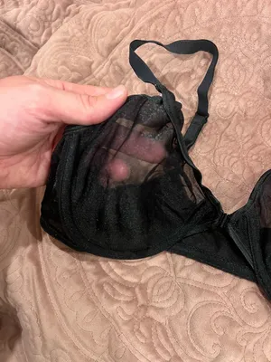 Sheer Black Unlined Bra - Women Intimates & Sleepwear thumbnail 3