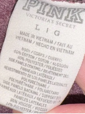 Victoria’s Secret pink black maroon purple jogger sweatpants thumbnail 4