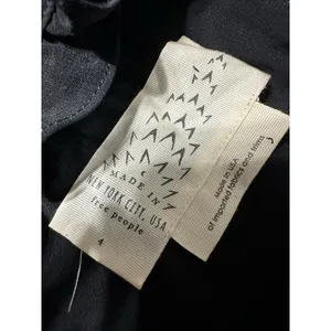 Free People Archive NYC Made Pleated Tiered Mini Skirt Black Size 4‎ thumbnail 5