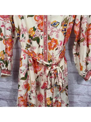 Lane Bryant Women’s Size 14 Floral Wrap Midi Dress NWT thumbnail 4