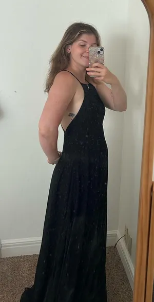 Lulus Mythical Kind Of Love Maxi Dress black thumbnail 3