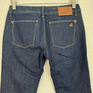 DL1961 Roxy Kick Flare Dark Blue Wash Denim Jean Women’s Size 27 Stretch Midrise thumbnail 6