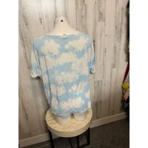 Old Navy Tie Dye Pajama Set XL | One World One Love Graphic Tee & Shorts Lounge thumbnail 4