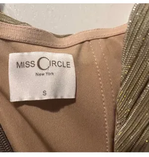 Gold Formal Miss Circle Dress thumbnail 7