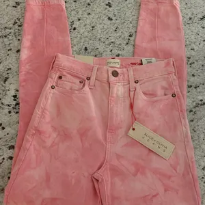 New Alice + Olivia high rise ankle skinny‎ crystal cloud pink jeans 24 thumbnail 2