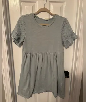 Altar'd State Sky Blue T-shirt dress size small thumbnail 1