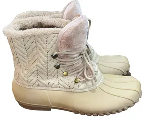 Baretraps‎ Flash Duck Boots Fur Lined Size 10M Light Khaki Waterproof Outdoors thumbnail 1