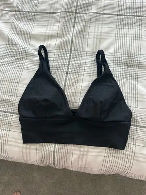 Aerie Black Longline Bikini Top thumbnail 2