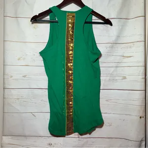 NWT $17.99 • Spencer’s • Top • St. Patrick’s Day • Green Muscle Tee thumbnail 5