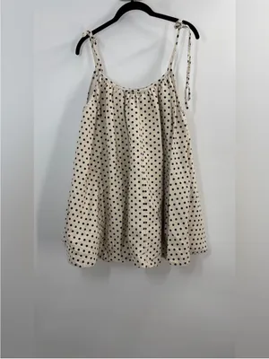 The Andamane Dalila Polka Dot Mini Dress Black Size L thumbnail 6