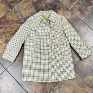 Susan Lynn Vintage Houndstooth Plaid Peacoat Jacket thumbnail 5